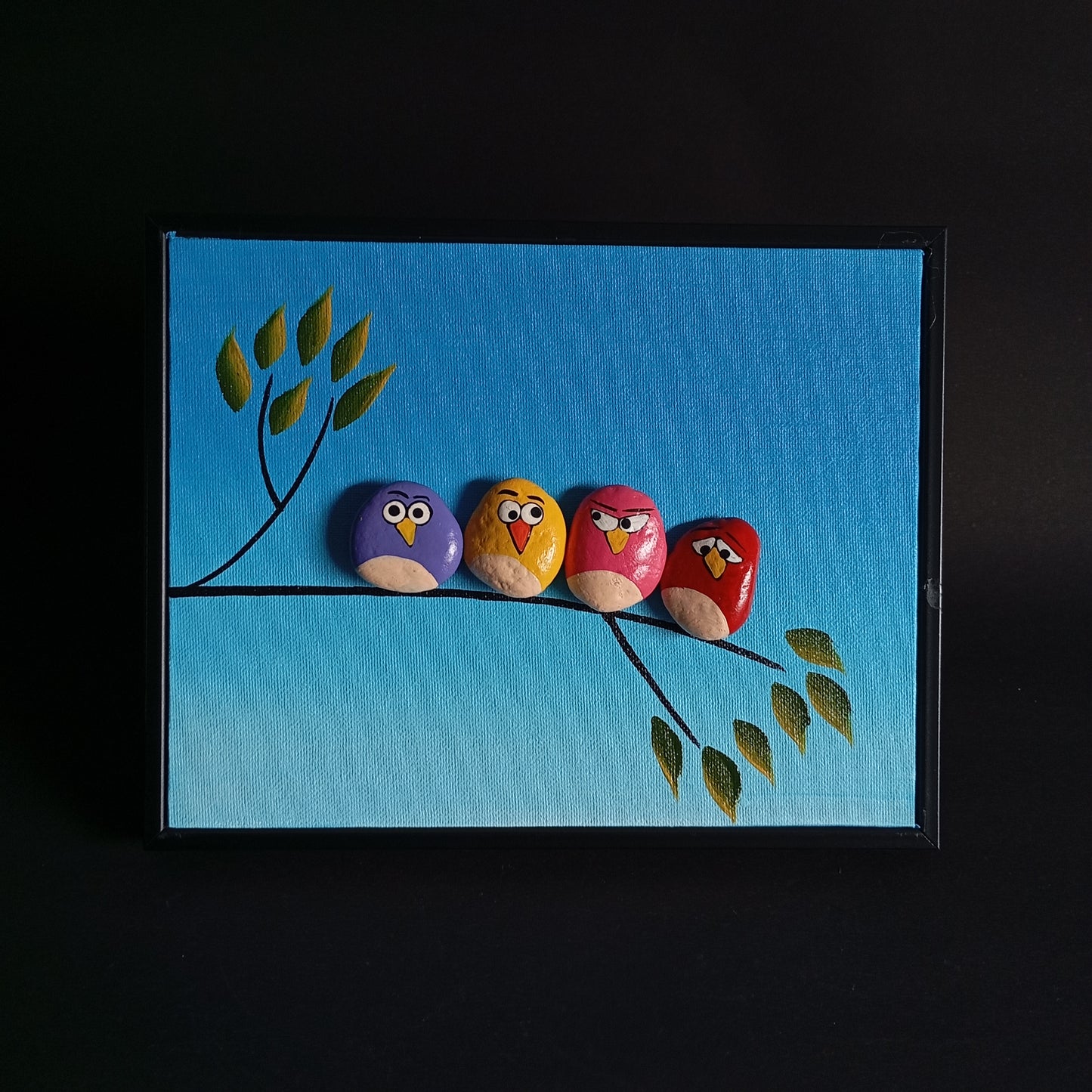 Buddies Pebbles Art Frame
