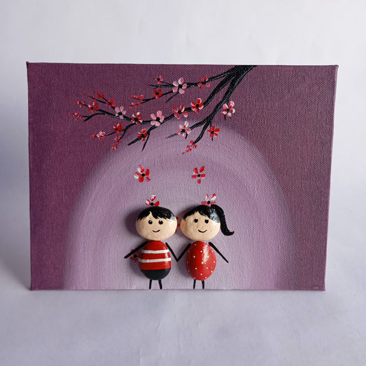 Couple Pebbles Art