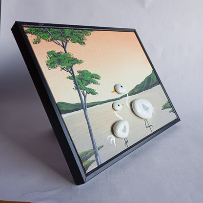 Bagoola Pebbles Horizontal Art Frame
